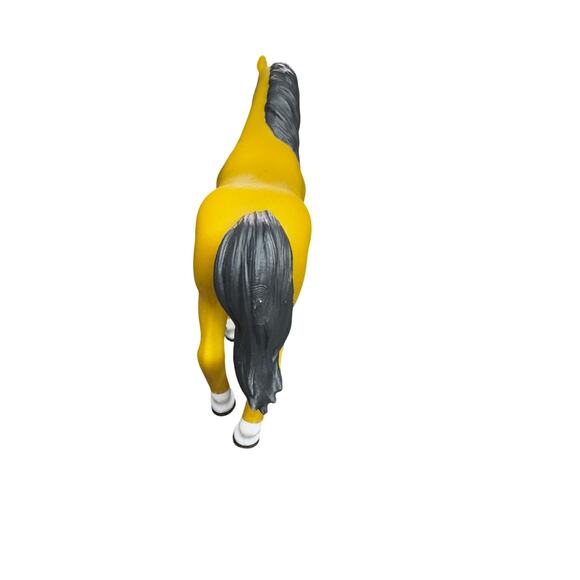 Lakeshore Horse Figure Clydesdale 5" Yellow Pony Toy - Picture 4 of 6